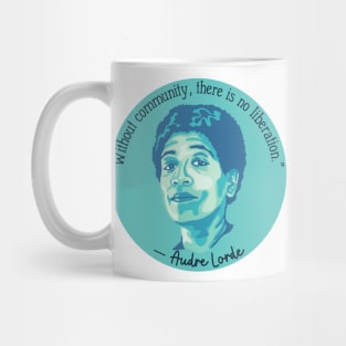 Audre Lorde Portrait and Quote Mug